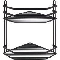 Полка для ванной Tekno-tel черная 20x20x30 см 