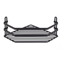Полка для ванной Tekno-tel Matte Black ES077B матовая черная 20 x 20 x 10 см 