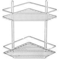 Полка для ванной Tekno-tel Chrome ES072 хром 27 х 20 х 28 см 