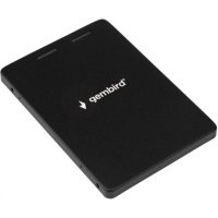 Переходник Gembird для SSD M.2 SATA в корпус 2,5" SATA III, алюминиевый корпус, черный, п MF-SATA-M2