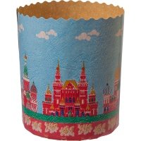 Набор бумажных форм для выпечки куличей MARMITON Пасхальный d70*85мм 3шт Пасхальный
