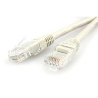 Кабель патч-корд U/UTP 6 кат. 15м Cablexpert литой, многожильный (серый) PP6U-15M