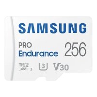 Карта памяти Samsung microSDXC 256GB PRO Endurance microSDXC Class 10 UHS-I, U3 + SD адаптер MB-MJ256KA/APC