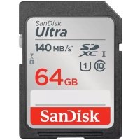 Карта памяти SDXC 64GB SanDisk UHS-I SDSDUNB-064G-GN6IN