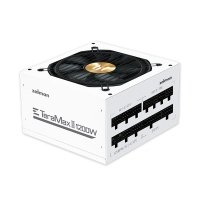 Блок питания ATX Zalman 1200W, APFC, 120mm Fan, 80+ Gold Gen5, Full Modular, White, Retail ZM1200-TMX2 WH