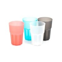 Стакан GLASSY 480мл микс цветов HOBBY LIFE HL031299 