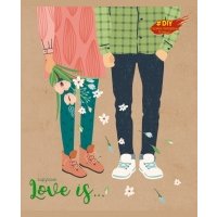 Тетрадь ,DIY Collection. Beautiful, 48 листов, клетка, в ассортименте 