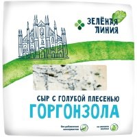Сыр Зеленая Линия мягкий Горгонзола с голубой плесенью 50% 150г