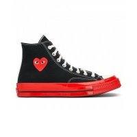 Кеды Converse x Comme des Garçons PLAY Chuck 70 Chuck Taylor High Black\Red\Egret