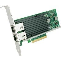 Сетевая карта Intel BLK (PCIe v2.1 (5.0GT/s), 10GBase-T, 10 Gigabit Ethernet, 2 ports,Low Profile and Full Height,) Bulk X540T2