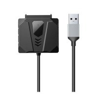 Адаптер Orico USB-A 3.0 (5 Гбит/с) для HDD/SSD 2,5''/3,5'' SATA, черный ORICO-UTS2-3AB-03-BK-BP