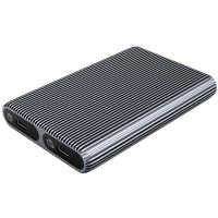 Внешний корпус Orico для SSD двумя отсеками M.2 NVME+SATA, Type-C/Type-C+Type-A, серый ORICO-AM2C3-2SN-GY-BP