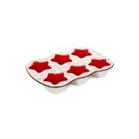 Форма для запекания и выпечки VENICE 31x21x4.5см звезды 6 ячеек ATTRIBUTE BAKE NC2244 