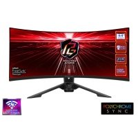 Монитор ASRock 34" Phantom Gaming PG34WQ15R3A Black 
