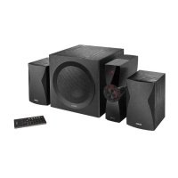 Компьютерная акустика 2.1 Edifier 2 сат. + сабвуфер 45ВТ, 69W RMS, 45 Гц - 19 кГц;, беспроводной пульт ДУ, BT 5.0, PC, AUX, USB, SD-карта CX7 Black
