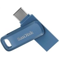 Накопитель USB 3.1 128GB SanDisk Ultra Dual Drive USB Type-C, синий SDDDC3-128G-G46NB
