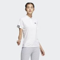 Женская рубашка adidas AEROREADY Deboss Polo Shirt (Белая) 