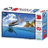 Пазл 3D "Плезиоплевродон и орнитохейрус" 500 элементов PR10332 