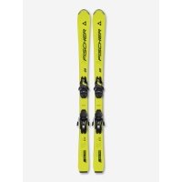Горные лыжи детские Fischer RC4 Pro + крепления FJ7, Желтый