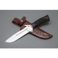Нож Тайфун, сталь 65х13, рукоять Elastron 