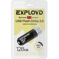 Накопитель USB 2.0 128GB Exployd 650 чёрный EX-128GB-650-Black