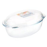 утятница PYREX Essentials 4л 33х20х13см с крышкой жаропрочное стекло 