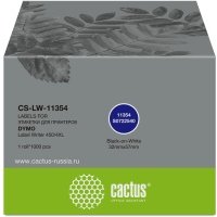 Этикетки Cactus сег.:57x32мм черный белый 1000шт/рул Dymo Label Writer 450/4XL CS-LW-11354