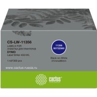 Этикетки Cactus сег.:89x41мм черный белый 300шт/рул Dymo Label Writer 450/4XL CS-LW-11356