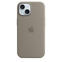 Чехол оригинальный Apple для Iphone 15 Silicone Case - Clay 