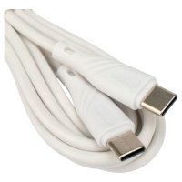 Кабель интерфейсный USB 2.0 Cablexpert Type-C/Type-C, Classic 0.1, 3A, 60Вт, PD/QC3.0, медь, 2м, белый, коробка CCB-USB2-CMCMO1-2MW