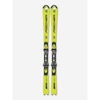Горные лыжи детские Fischer RC4 Worldcup SL + крепления RC4 Z11 FREEFLEX, Желтый
