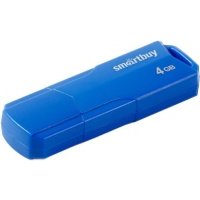 Накопитель USB 2.0 4GB SmartBuy Clue синий SB4GBCLU-BU