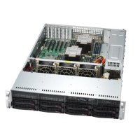 Серверная платформа 2U Supermicro (2*LGA4677, C741, 16*DDR5 (4800), 8*3.5" HS SATA3, 2*M.2, 6*PCIE, 2*10Glan, VGA, COM, 4*USB 3.0, 2*USB SYS-621P-TRT
