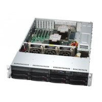 Серверная платформа 2U Supermicro (2*LGA4677, C741, 16*DDR5 (4800), 8*3.5" HS SATA3, 2*M.2, 6*PCIE, 2*Glan, VGA, 4*USB 3.0, 2*USB 2.0, 2* SYS-621P-TR