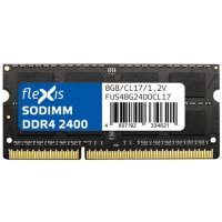 Модуль памяти SODIMM DDR4 8GB Flexis 2400MHz PC4-19200 1,2V FUS48G2400CL17