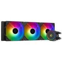 Система охлаждения жидкостная ID-Cooling LGA2066/2011/1700/1200/115X/AM5/AM4 (3*120Ч120Ч25mm, 500-1800rpm, 76.16CFM, 35.2dBA, 4-pin PWM/3-p FX360 ARGB