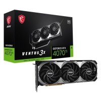 Видеокарта PCI-E MSI 12GB GDDR6X 192bit 5nm 2310/21000Mhz HDMI/3*DP RTL GeForce RTX 4070 Ti (RTX 4070 Ti VENTUS 3X E1 12G OC)