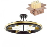 Потолочная люстра с лампочками LUMION 4401/6C+Lamps 