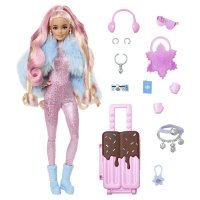 Кукла Barbie Extra Fly, HPB Snow Fashion Игровой набор Барби-путешественница