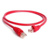 Кабель патч-корд U/UTP 5e кат. 3м. GCR , AWG24, RJ45, литой (Красный), пластик пакет GCR-LNC04-3.0m
