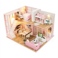 Румбокс, Модель для сборки, Интерьерный конструктор Mini House Блогер Хаус, Инструкция на русском языке PC2302 Румбокс Интерьерный конструктор Блоггер Хаус