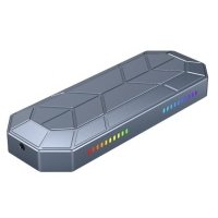 Внешний корпус Orico для M.2 NVMe SSD, USB-C 3.1 Gen2, 10 Гбит/с, серый M2VG01-C3-GY-BP