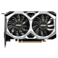Видеокарта PCI-E MSI 4GB GDDR6 128bit 12nm 1485/12000MHz DVI-D/HDMI/DP GeForce GTX 1650 (GTX 1650 D6 VENTUS XS OCV3)