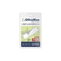 Накопитель USB 2.0 4GB OltraMax 310 белый OM-4GB-310-White