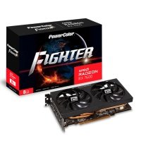 Видеокарта PCI-E PowerColor 8GB GDDR6 128bit 6nm 1720/18000MHz 3*DP/HDMI RTL Radeon RX 7600 Fighter (RX 7600 8G-F)
