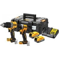 Набор из двух инструментов DeWALT: дрель-шуруповерт DCD805 + шуруповерт DCF850, DCK2050E2T DCK2050E2T-QW