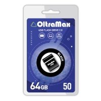 Накопитель USB 2.0 64GB OltraMax 50 чёрный OM-64GB-50-Black