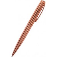 Ручка шариковая автоматическая Sienna, розовое золото, синяя 