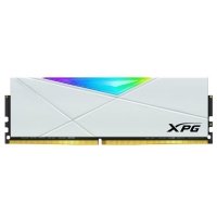 Модуль памяти DDR4 16GB ADATA XPG SPECTRIX D50 RGB white PC4-33000 4133MHz CL19 радиатор 1.4V RTL AX4U413316G19J-SW50