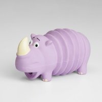 Petmax Игрушка для собак Носорог 19 см, латекс 